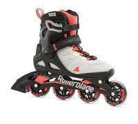 Rollerblade MACROBLADE 80 W pattini in linea, pattini in linea freestyle e urban da donna con chiusura con fibbia, grigio/corallo