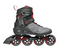 Rollerblade Macroblade 84 Uomo Pattini IN Linea Fitness-Inliner Grau Rosso Nuovo