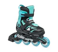 Rollerblade MICROBLADE, Pattini in linea Unisex bambino, nero/azzurro, EU: 33-36.5 (UK 1-4 / US: 2-5)