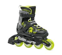 Rollerblade MICROBLADE SL, Pattini in linea Unisex bambino, nero/lime, EU: 36.5-40.5 (UK 4-7 / US: 5-8)
