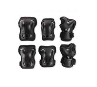 ROLLERBLADE SET PROTEZIONI PATTINI SKATE UNISEX 069P0100-100 SKATE GEAR NERO