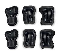 Rollerblade SKATE GEAR JUNIOR 3 PACK, Set di protezioni per pattini in linea, nero, XXXS, bambini unisex