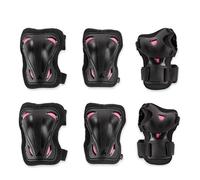 Rollerblade SKATE GEAR W 3 PACK, Set di protezioni per pattini in linea, nero/lampone, L, donna