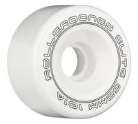 Rollerbones Art Elite 101A Competition Roller Skate Wheels (Set of 8) White 62mm