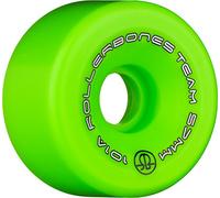 Rollerbones Team Logo 101A - Set di 8 Ruote per Pattini a rotelle, 57 mm, Colore: Verde
