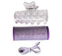 Rollers Cirler per pony, arricciacapelli USB -Roller per capelli USB, bloccanti per capelli portatili autoadesivi, ottimi materiali facili da ottenere riccioli impeccabili per i capelli me