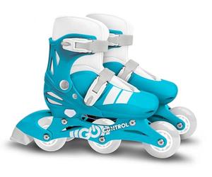 Rollers INLINES/TRISKATES REGOLABILE 2 in 1 SKIDS Control Blue 27-30