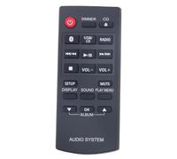 ROLLGAN N2QAYB000984 Telecomando di ricambio Compatibile con Panasonic CD Stereo System SC-PM600 SA-PM600 SB-PM500 SC-UX100 SA-UX100 SB-UX100 SC-HC200 SA-HC395 SA-HC397 SC-PM254 SA-PM254 SB-PM02