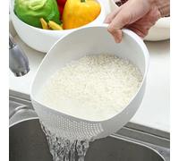 ROLLII Cesto portabiancheria multifunzione da cucina, per drenare acqua, lavare il riso e molto altro ancora, con comode funzionalità, ideale per vari usi e utenti, accessorio essenziale per la cucina