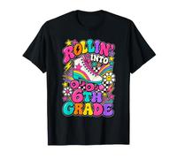 Rollin Into 6th Grade, Pattino a rotelle retrò, Torna a Scuola Maglietta