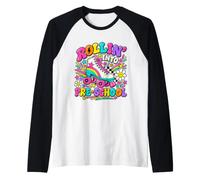 Rollin Into - Pattini a rotelle retrò per Scuola Materna Maglia con Maniche Raglan