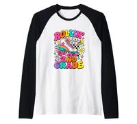 Rollin Into, Pattino a rotelle retrò di seconda elementare, Torna a Scuola Maglia con Maniche Raglan