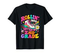 Rollin Into, Pattino a rotelle retrò di seconda elementare, Torna a Scuola Maglietta