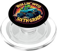 Rollin' Nel Sesto Grado 6th Grader T-Rex Monster Truck PopSockets PopGrip per MagSafe