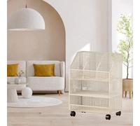 Rolling Book Cart Storage Bookshelf mobile per la lavanderia del dormitorio