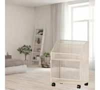 Rolling Book Cart Storage Bookshelf mobile per la lavanderia del dormitorio
