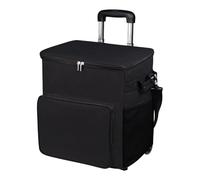 Rolling Cooler, Wheeled Insulated Trolley Cart, 35,43 x 12,99 x 11,02 pollici, 35 L Leakproof Storage Bag, Pull Handle and Smooth Wheels, Ideal for Travel, Camping, Beach, Outdoor Picnics
