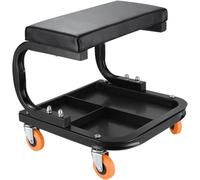 Rolling Creeper Seat - Sgabello universale da officina per meccanici | Sgabello da meccanico con rotelle, comodo sgabello da meccanico per riparazione auto e stoccaggio degli attrezzi in officina