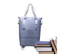 Rolling Duffle Bag, Expandable Travel Bags with Wheels, Large Capacity Design, 13.78x17.72x0.79 in Lightweight Traveling Supply, Wheeled Duffle Luggage for Weekend, Business Trip