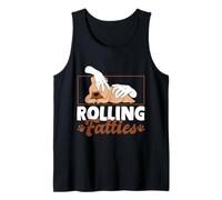 Rolling Fatties Funny French Bulldog Design Canotta