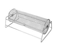 Rolling Grill Basket, Stainless Steel BBQ Grilling Basket, Outdoor Grill Basket, Vegetable Grill Basket for BBQ, BBQ Basket For Shrimp and Vegetables, Rolling BBQ Grill Basket For Fries, BBQ Grill