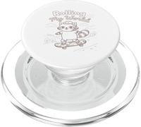 Rolling My World Gatto Carino Amante Dello Skateboard PopSockets PopGrip per MagSafe