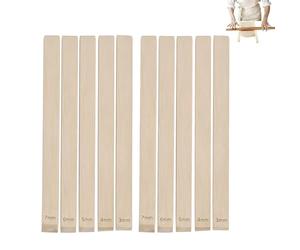 Rolling Pin Guides, 10 pezzi guide per mattarello, 3/4/5/6/7mm rettangolari Mud Stick Guide per ceramica argilla polimerica spessore laboratori di ceramica fai da te