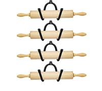 Rolling Pin Holder Display Rack Rolling Pin Storage - Hardware incluso - Nessun mattarello - 4 pezzi