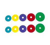 Rolling Pin Spacer Set for Dough Thickness, Adjustable Rings | Durable plastic construction, adjustable thickness control, fits for baking doughs 5pcs