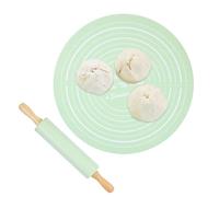 Rolling Pin with Silicone Baking Mats, Non Stick Baking Rollers Set, Professional Dough Rolling Pins, Fondant Rolling Pin Set, Silicone Pastry Mats, Baking Rolling Pin Set