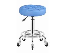 Rolling Shop, sgabello per manicure, banco da lavoro, massaggi, spa, tatuaggi, fotografia, con ruote, sgabello girevole da salone regolabile