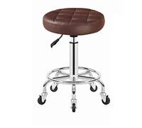 Rolling Shop, sgabello per manicure, banco da lavoro, massaggi, spa, tatuaggi, fotografia, con ruote, sgabello girevole da salone regolabile