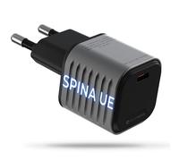 Rolling Square Supertiny - 65W GaN Charger, Alimentatore USB C ad Alta Velocità con Prese EU, Caricatore da Viaggio Ultra Compatto per Cellulari, Computer, Tablets e Dispositivi USB-C