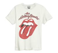 Rolling Stones Amplified Vintage Tongue T-Shirt Bianca Vintage