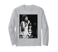 Rolling Stones Cantante Mick Jagger Tattoo You Tour Maglia a Manica