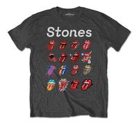 Rolling Stones No Filter Tour Lips Mick Jagger ufficiale Uomo maglietta unisex