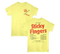 Rolling Stones - Sticky Fingers Zip - American Classici - Giallo 2-Sided Stampa