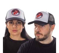 Rolling Stones The Berretto da Baseball EST 1962 Nuovo Ufficiale Nero Trucker Size One Size