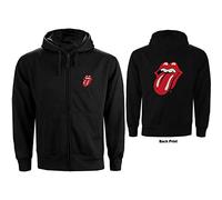 Rolling Stones - the - Felpa # L Unisex Black # Classic Tongue