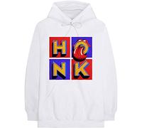 The Rolling Stones Honk Album White autorizzato Felpa con Cappuccio