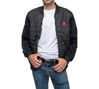 Rolling Stones The Quilted Giacca Classic Tongue Band Logo Ufficiale Nero Unisex Size S