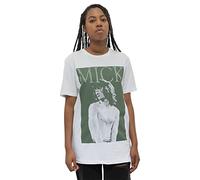 Rolling Stones The T Shirt Retro Mick Jagger Live Nuovo Ufficiale Unisex Bianca Size M