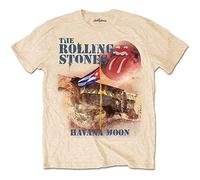 Rolling Stones - the - T-Shirt # S Yellow Unisex # Havana Moon