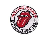 Rolling Stones - Toppa ricamata con ferro da stiro, accessorio per souvenir