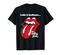 Rolling Stones Ufficiali da Donna e da Uomo Nero Maglietta, Uomo, Nero, XL