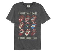 Rolling Stones - Voodoo Tongues - American Classici - Grigio Solido Adulto Corto
