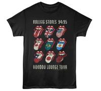 Rolling Stones - Voodoo Tongues - American Classici - Nero Stampa Frontale