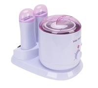 Rolling su Cera più Caldo per la Depilazione dei Capelli 3 in 1 Riscaldatore di Cera per Ceretta a Doppio Rullo Kit di Ceretta per Casa (Spina europea 220V)