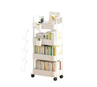 Rolling tag di stoccaggio - ruote a scaffale a rulli, carrello stretto | Ruota della ruota cucina Scaffale per bagno Slim, organizzatore di carrelli di servizio, tag snack cucina, ruota di stoccaggio