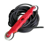 Rolling Tool Rullo and Filo di Gomma per Il Fissaggio del Rete Fibra Zanzariera, Nero-diametro 5.0mm,lungo 15m